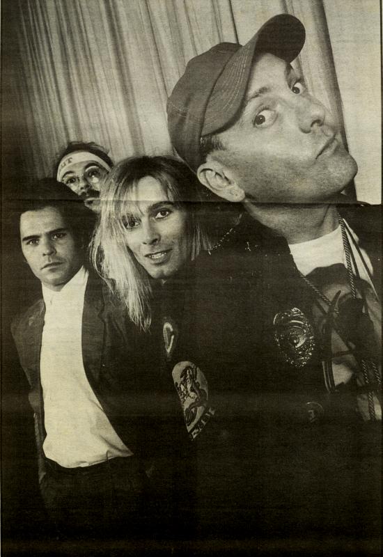 Cheap Trick, from an article in the November 2, 1985 edition of SOUNDS magazine