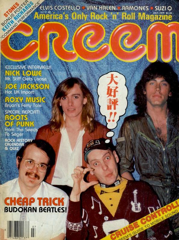 Cheap Trick, from the cover of the July 1979 edition of CREEM magazine