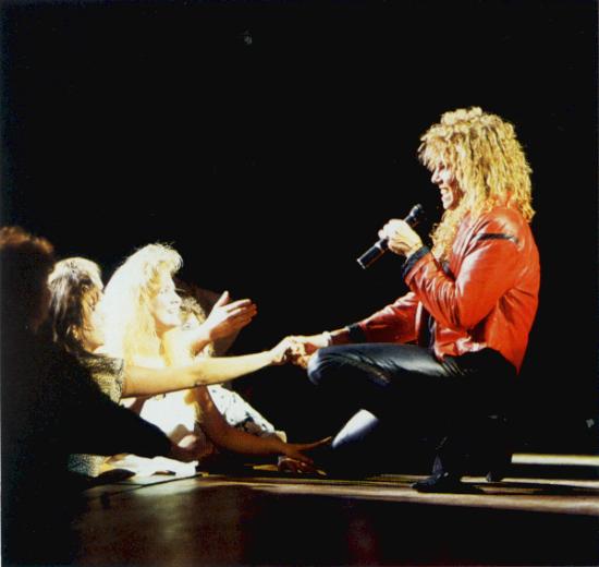 Joey Tempest, circa 1987; from a Japanese book about Europe