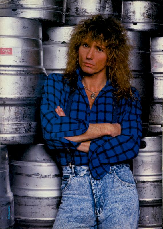 David Coverdale, late 80's; provenance unknown