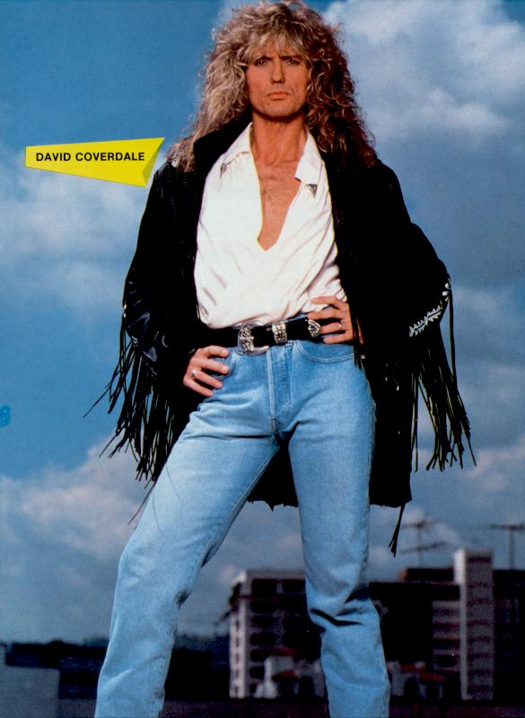 David Coverdale, circa 1990; provenance unknown