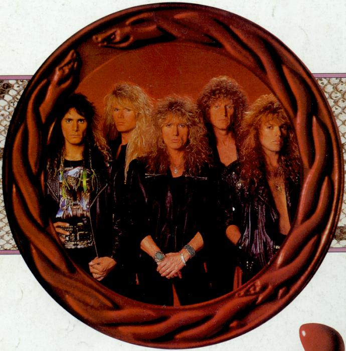 Whitesnake, circa 1990; from a promotional ad