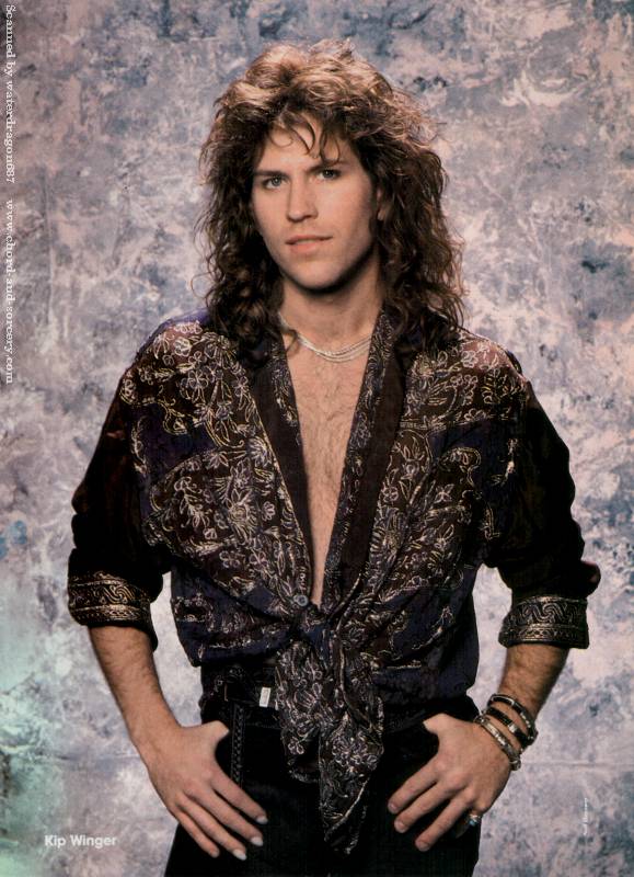 Kip Winger, circa 1990; provenance unknown