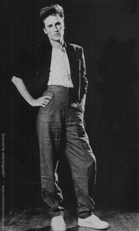 John Waite, circa 1985; exact provenance unknown, but possibly from 16 magazine