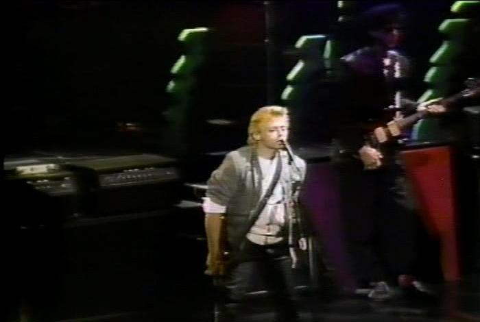 Screenshot taken from 'The Cars Live: 1984 - 1985'