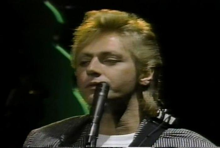 Screenshot taken from 'The Cars Live: 1984 - 1985'