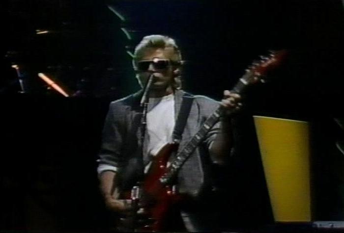 Screenshot taken from 'The Cars Live: 1984 - 1985'
