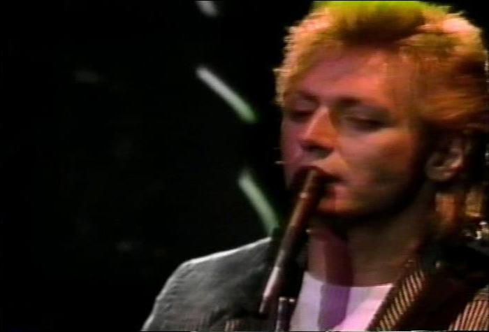 Screenshot taken from 'The Cars Live: 1984 - 1985'