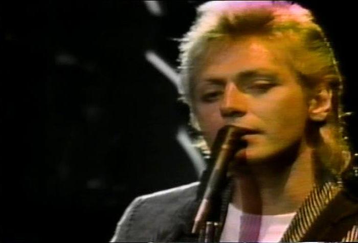 Screenshot taken from 'The Cars Live: 1984 - 1985'