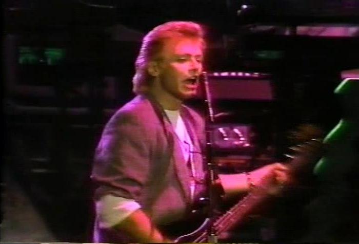 Screenshot taken from 'The Cars Live: 1984 - 1985'