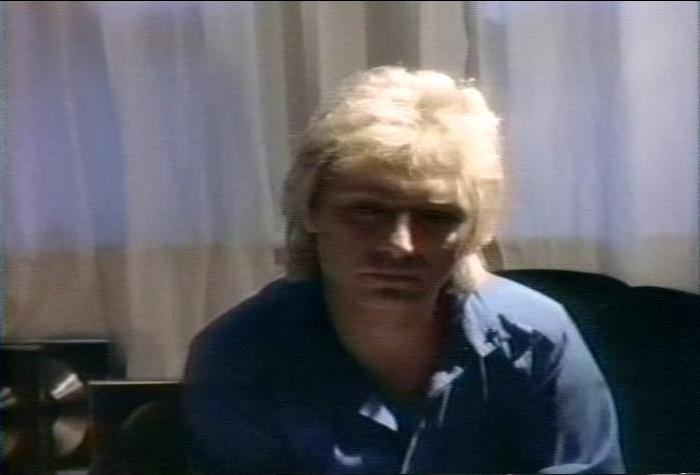 Screenshot from the music video for Ben's solo hit, 'Stay The Night'