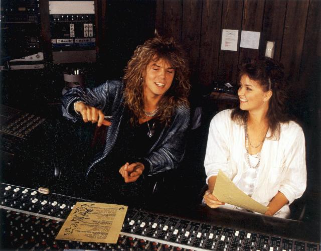 Joey Tempest, circa 1987; from a Japanese book about Europe