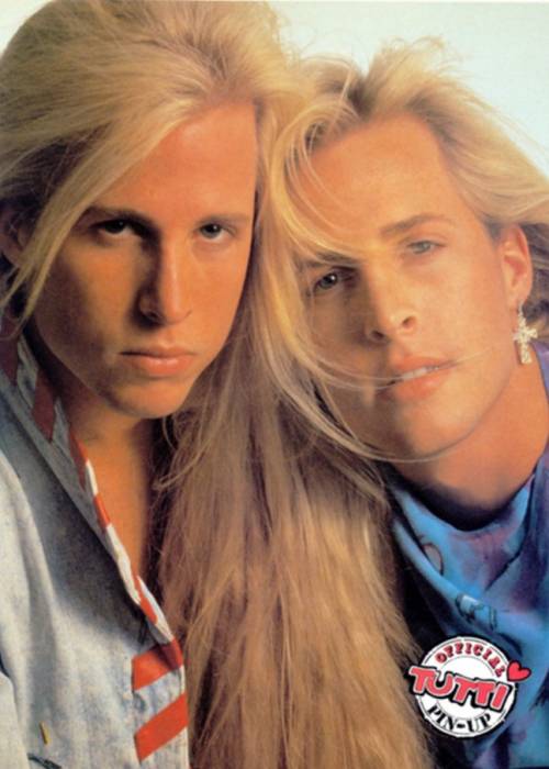 Matthew and Gunnar Nelson, circa 1991; from a TUTTI magazine pinup