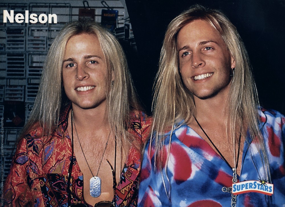 Matthew and Gunnar Nelson, circa 1991; from a SUPERSTARS magazine pinup, exact issue unknown