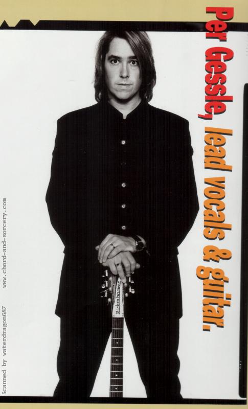 Per Gessle, circa 1993; from Roxette's Crash! Boom! Bang! tourbook, page 25