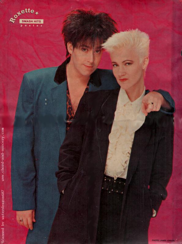 Per and Marie, circa 1991; from a SMASH HITS magazine pinup