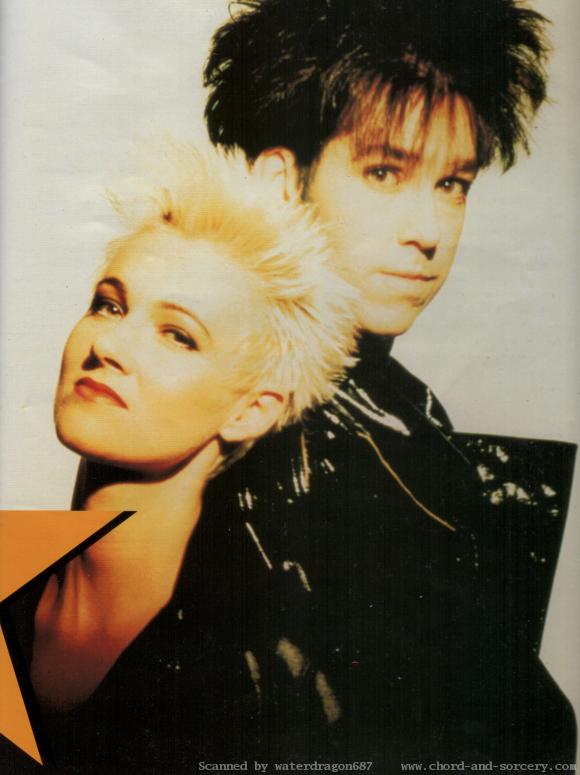 Per and Marie, circa 1991; from Roxette's Join The Joyride tourbook, page 6