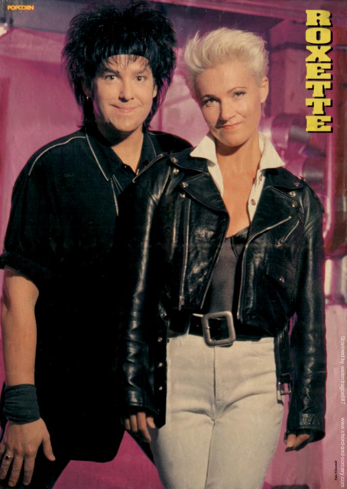 Per and Marie, circa 1992; from a POPCORN magazine pinup