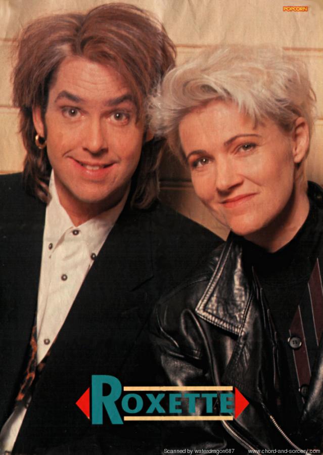 Per and Marie, circa 1993; from a POPCORN magazine pinup