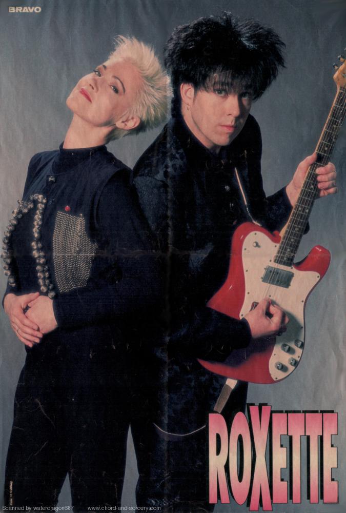 Per and Marie, circa 1991; from a BRAVO magazine pinup