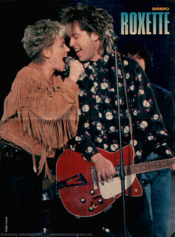 Per and Marie, circa 1989; from a Bravo magazine pinup