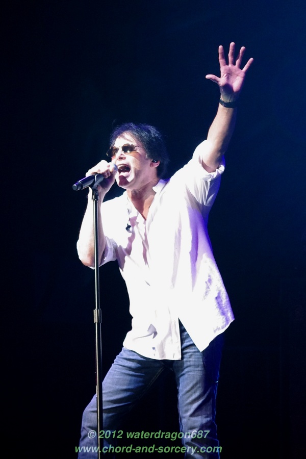 Jimi Jamison live in Hoffman Estates, Illinois, 7 July 2012. Photo copyright waterdragon687, all rights reserved; not to be reproduced without permission.