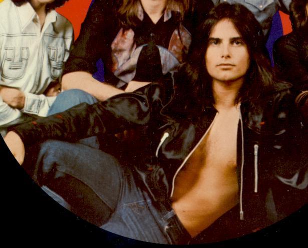 Jimi Jamison, circa 1976; from the rear cover of Target's self-titled debut album