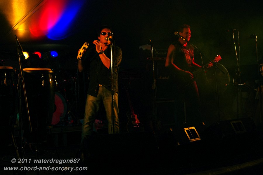 Jimi Jamison and Mark Reuter live in Red Wing, Minnesota, 6 August, 2011. Photo copyright waterdragon687; not to be reproduced without permission.