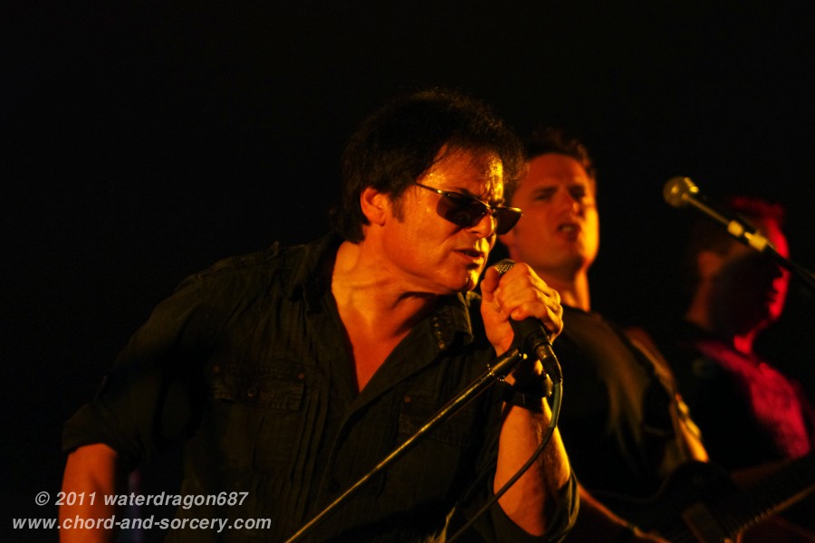 Jimi Jamison, Pat Balder, and Mark Reuter live in Red Wing, Minnesota, 6 August, 2011. Photo copyright waterdragon687; not to be reproduced without permission.