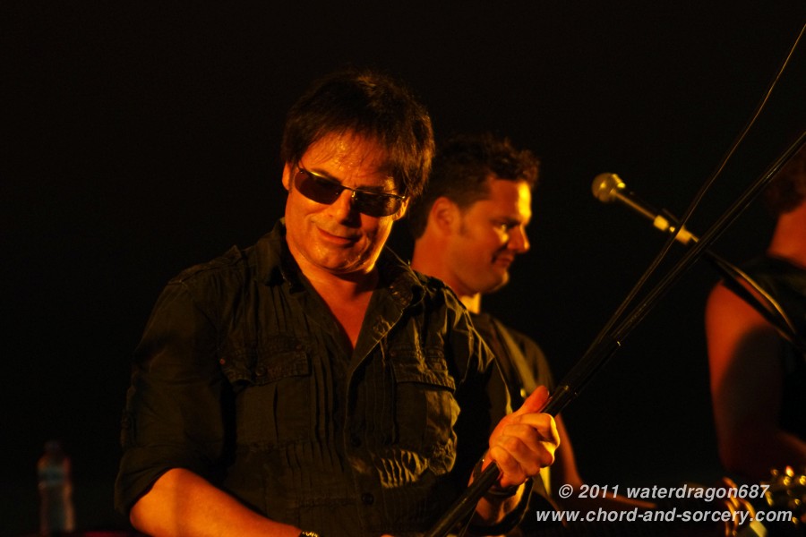 Jimi Jamison and Pat Balder live in Red Wing, Minnesota, 6 August, 2011. Photo copyright waterdragon687; not to be reproduced without permission.