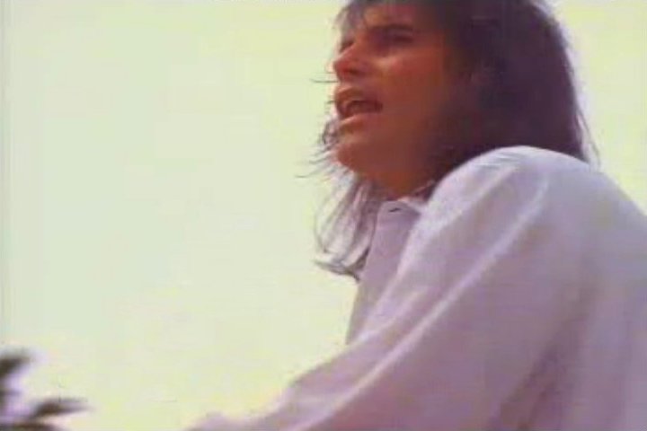 Screenshot from the music video for Jimi Jamison's song 'I'm Always Here'