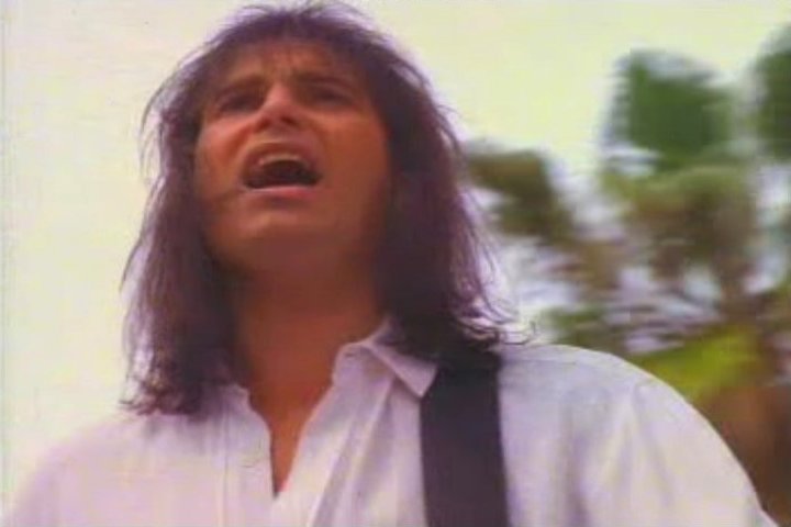 Screenshot from the music video for Jimi Jamison's song 'I'm Always Here'