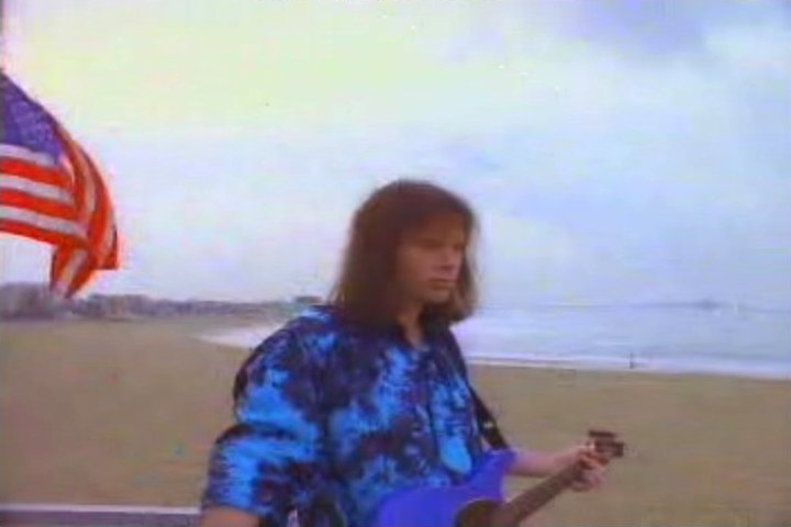 Screenshot from the music video for Jimi Jamison's song 'I'm Always Here'