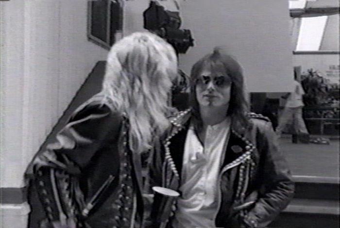 Screenshot from the music video for Survivor's song 'Didn't Know It Was Love'