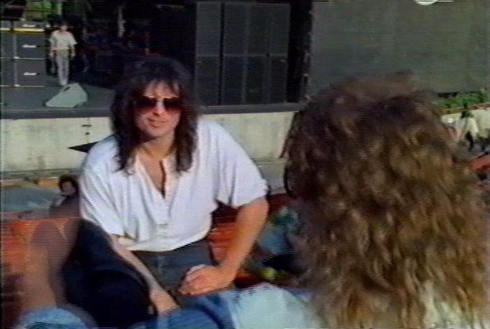 Screenshot from the music video for Survivor's song 'Didn't Know It Was Love'