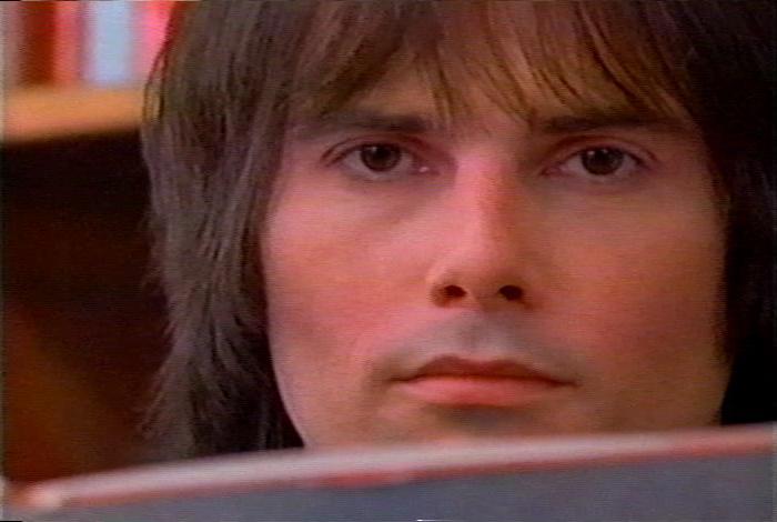 Screenshot from the music video for Survivor's song 'I Can't Hold Back'