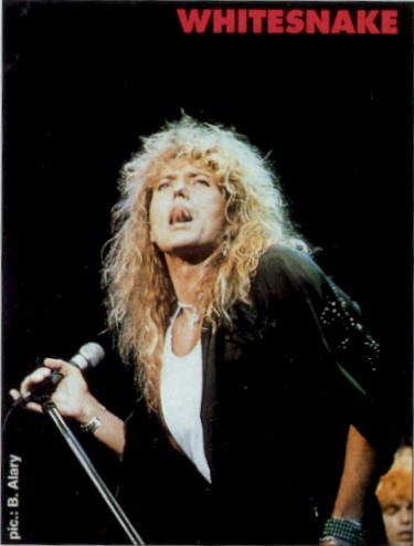 David Coverdale, circa 1987; provenance unknown