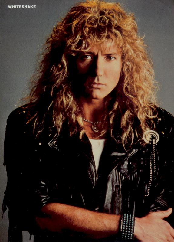 David Coverdale, circa 1987; possibly from a METAL EDGE pinup
