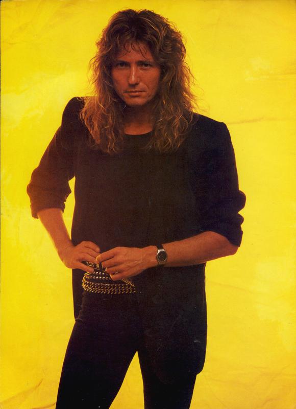 David Coverdale, circa 1987; provenance unknown