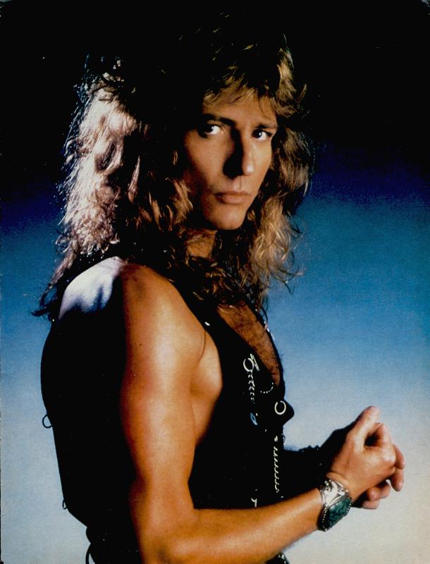 David Coverdale, circa 1987; provenance unknown