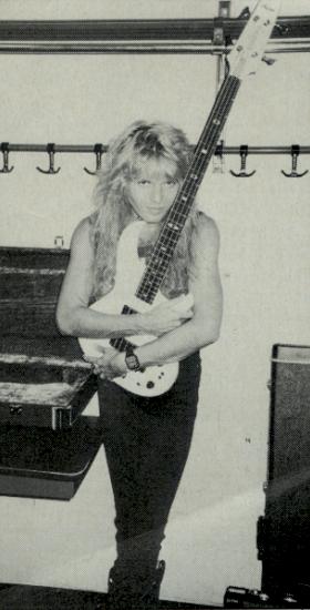 Rudy Sarzo, circa 1987; provenance unknown
